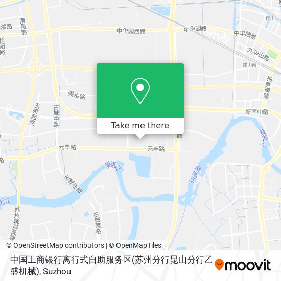 中国工商银行离行式自助服务区(苏州分行昆山分行乙盛机械) map