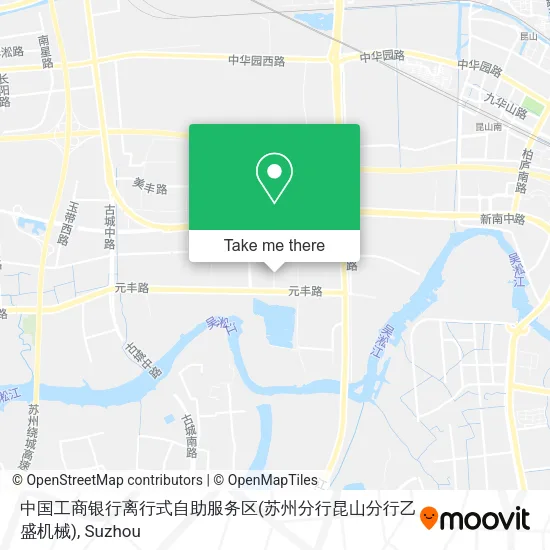 中国工商银行离行式自助服务区(苏州分行昆山分行乙盛机械) map