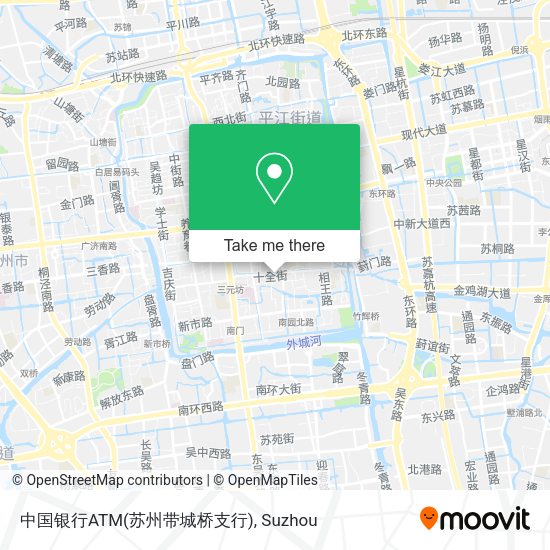 中国银行ATM(苏州带城桥支行) map