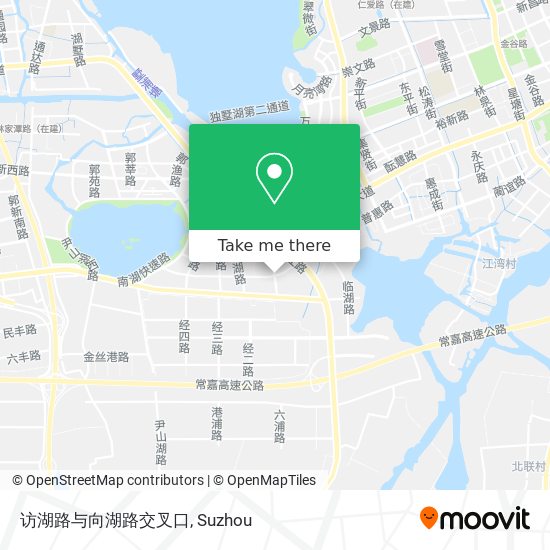 访湖路与向湖路交叉口 map