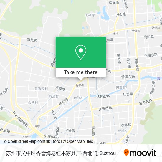 苏州市吴中区香雪海老红木家具厂-西北门 map