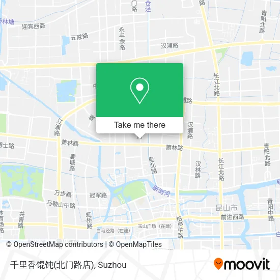 千里香馄饨(北门路店) map