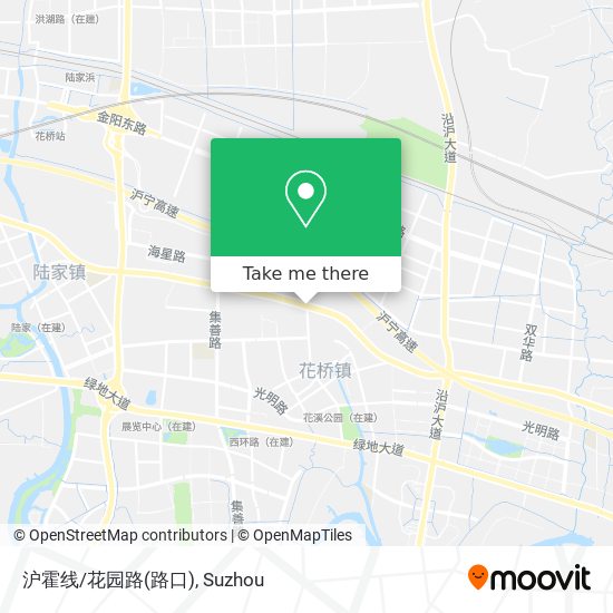 沪霍线/花园路(路口) map