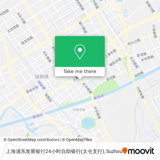 上海浦东发展银行24小时自助银行(太仓支行) map