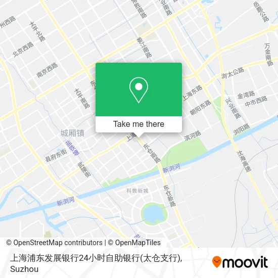 上海浦东发展银行24小时自助银行(太仓支行) map