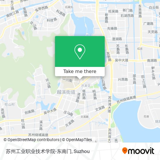 苏州工业职业技术学院-东南门 map