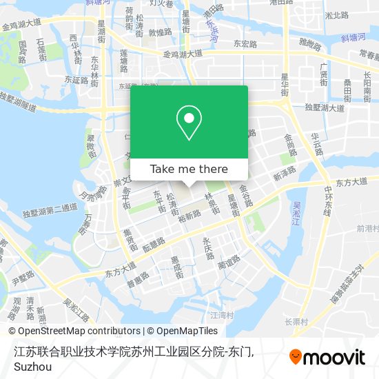 江苏联合职业技术学院苏州工业园区分院-东门 map
