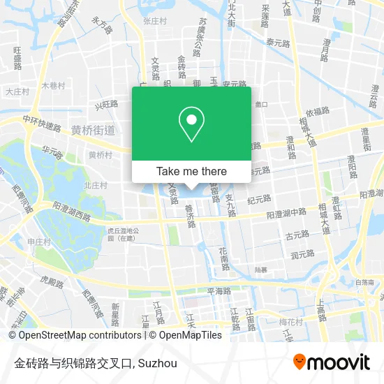 金砖路与织锦路交叉口 map