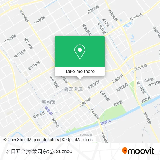 名日五金(华荣园东北) map