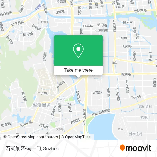 石湖景区-南一门 map