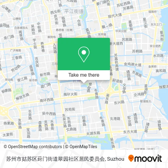 苏州市姑苏区葑门街道翠园社区居民委员会 map