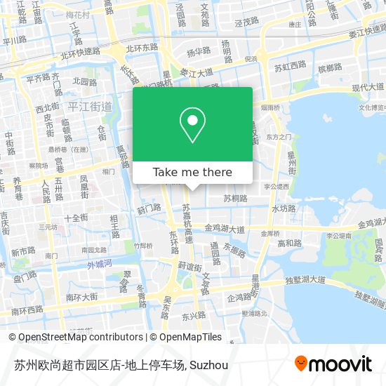 苏州欧尚超市园区店-地上停车场 map
