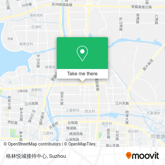格林悦城接待中心 map