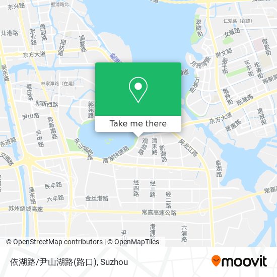 依湖路/尹山湖路(路口) map