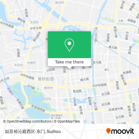 姑苏裕沁庭西区-东门 map