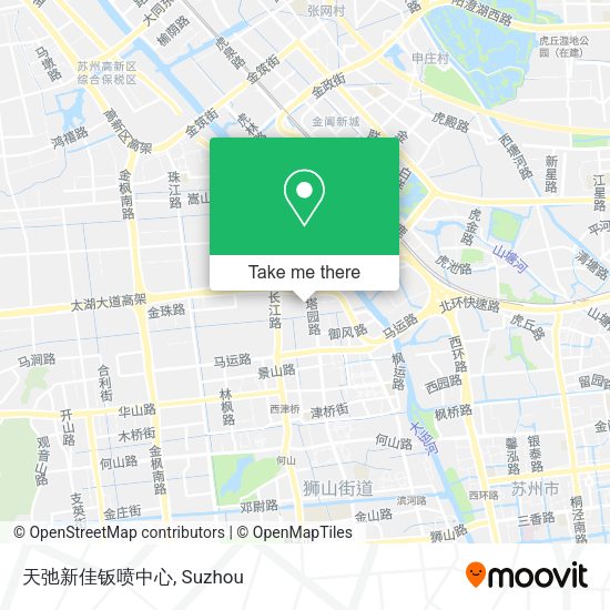 天弛新佳钣喷中心 map