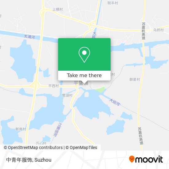 中青年服饰 map