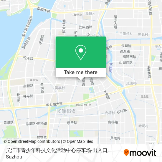 吴江市青少年科技文化活动中心停车场-出入口 map