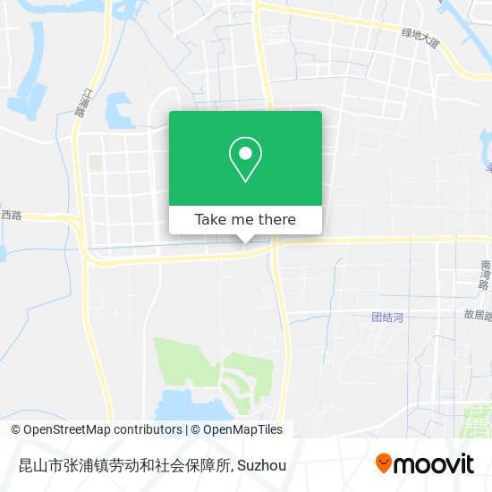 昆山市张浦镇劳动和社会保障所 map