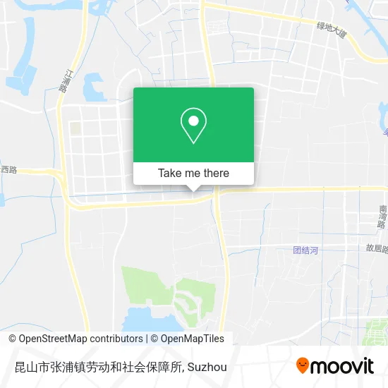 昆山市张浦镇劳动和社会保障所 map