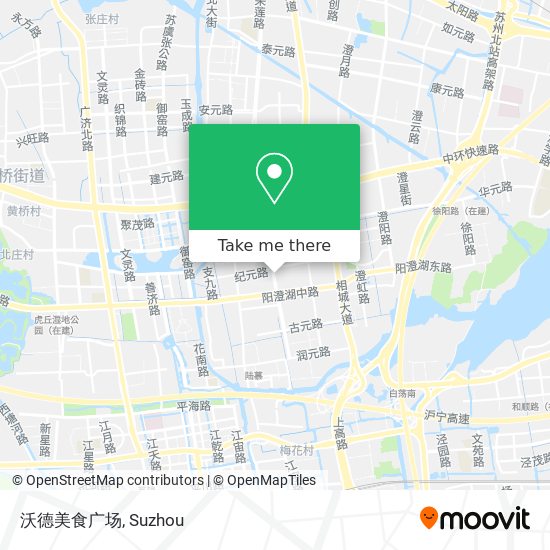 沃德美食广场 map