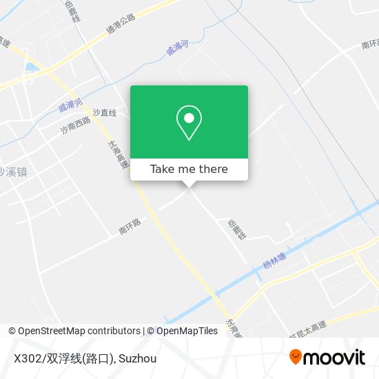 X302/双浮线(路口) map
