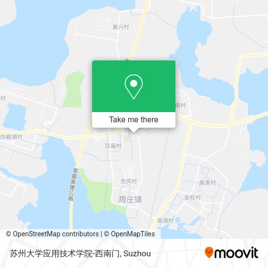 苏州大学应用技术学院-西南门 map