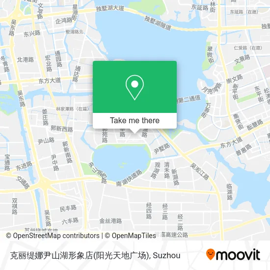 克丽缇娜尹山湖形象店(阳光天地广场) map