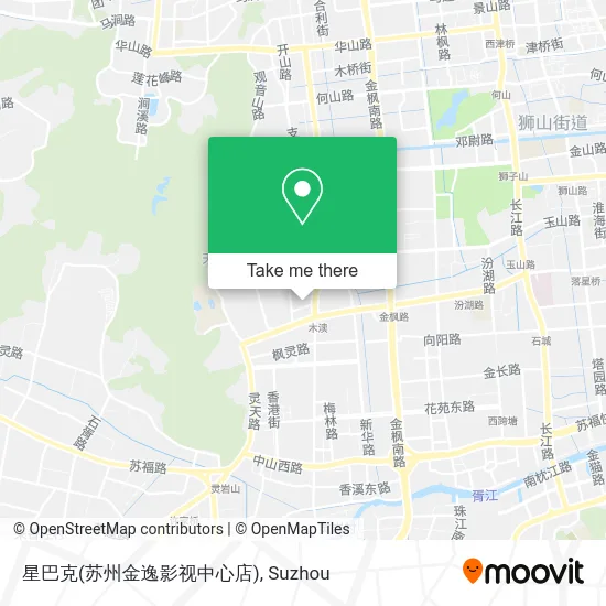 星巴克(苏州金逸影视中心店) map