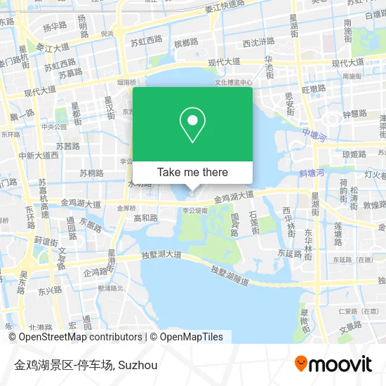 金鸡湖景区-停车场 map