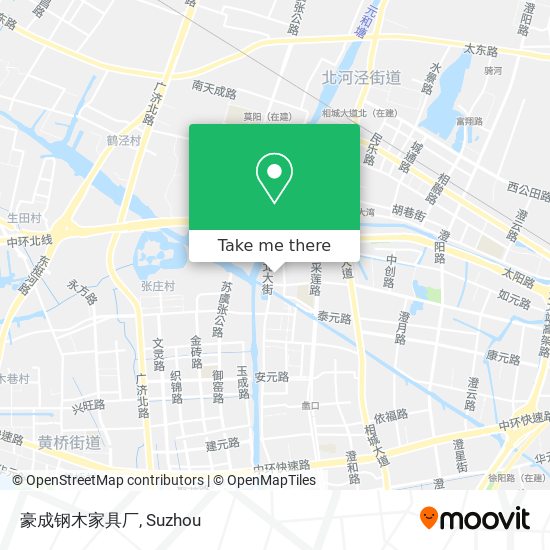 豪成钢木家具厂 map