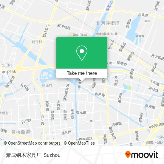 豪成钢木家具厂 map