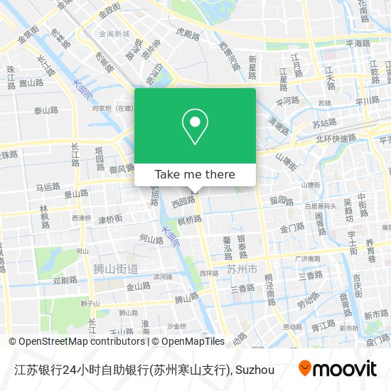 江苏银行24小时自助银行(苏州寒山支行) map