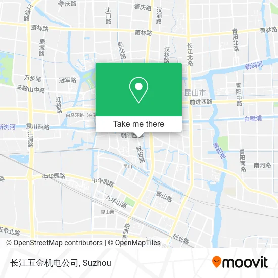 长江五金机电公司 map