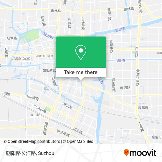 朝阳路长江路 map