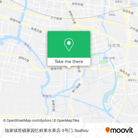 陆家镇世硕家园忆鲜果水果店-3号门 map