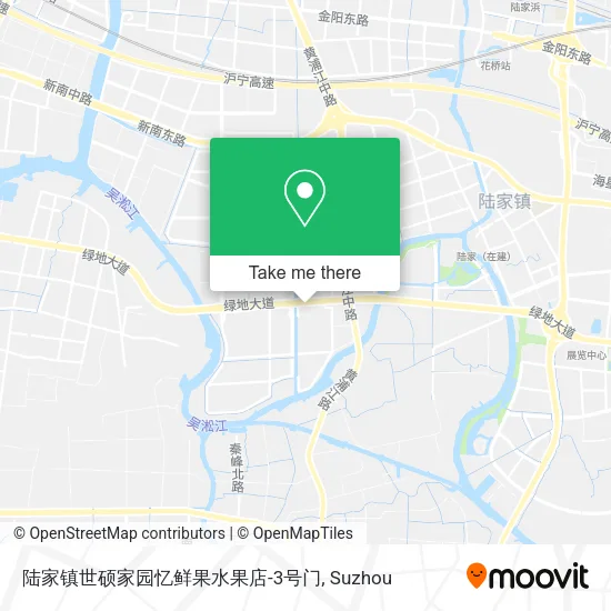 陆家镇世硕家园忆鲜果水果店-3号门 map