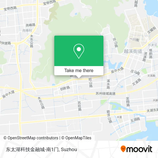 东太湖科技金融城-南1门 map