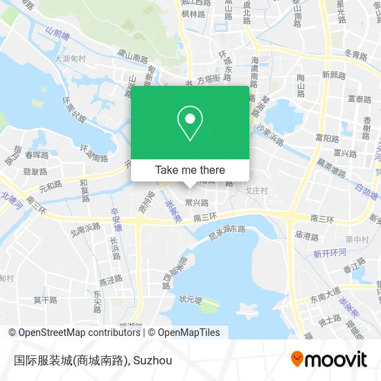 国际服装城(商城南路) map