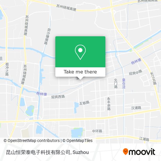 昆山恒荣泰电子科技有限公司 map