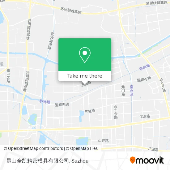 昆山全凯精密模具有限公司 map