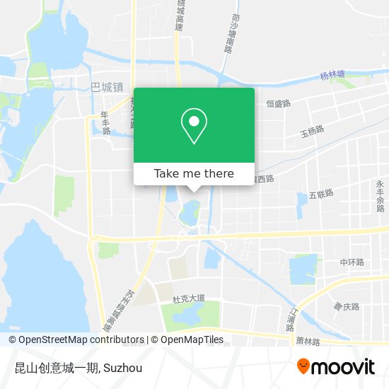 昆山创意城一期 map