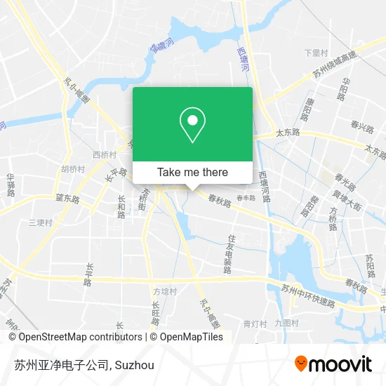 苏州亚净电子公司 map
