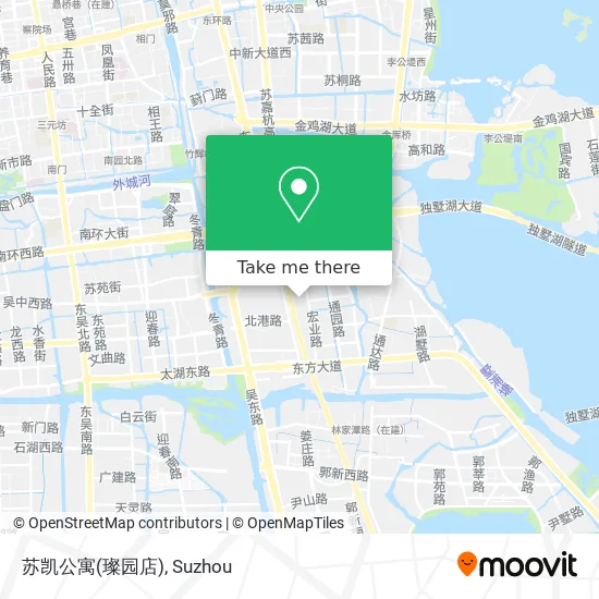 苏凯公寓(璨园店) map