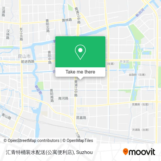 汇青特桶装水配送(公寓便利店) map