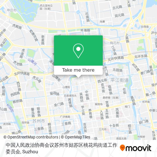 中国人民政治协商会议苏州市姑苏区桃花坞街道工作委员会 map