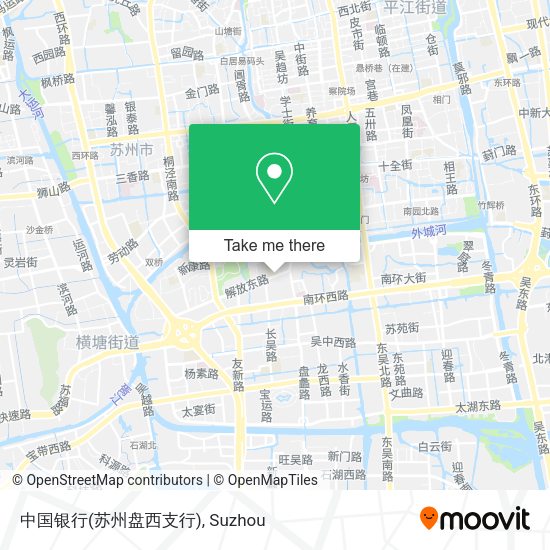 中国银行(苏州盘西支行) map