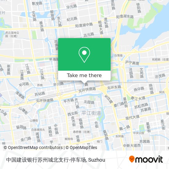 中国建设银行苏州城北支行-停车场 map