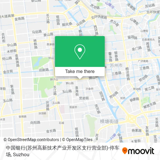 中国银行(苏州高新技术产业开发区支行营业部)-停车场 map