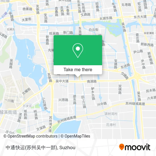 中通快运(苏州吴中一部) map